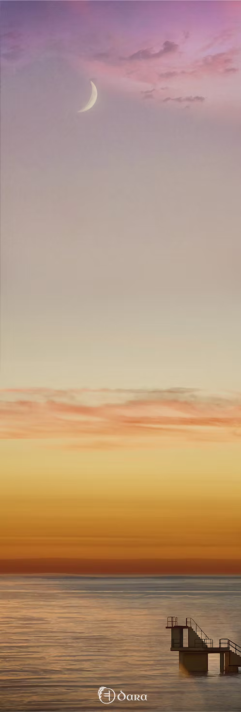 Salthill View yoga mat, original Galway design by Dara Mats