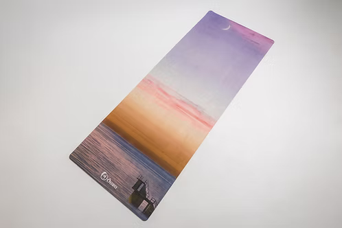 Salthill View yoga mat by Dara Mats, premium Irish-designed mat for home practice