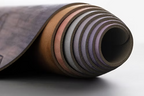 Salthill View yoga mat by Dara Mats, detail of the Galway Bay print